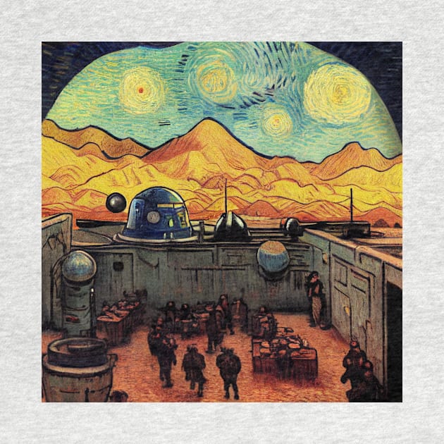 Starry Night in Mos Eisley Tatooine by Grassroots Green